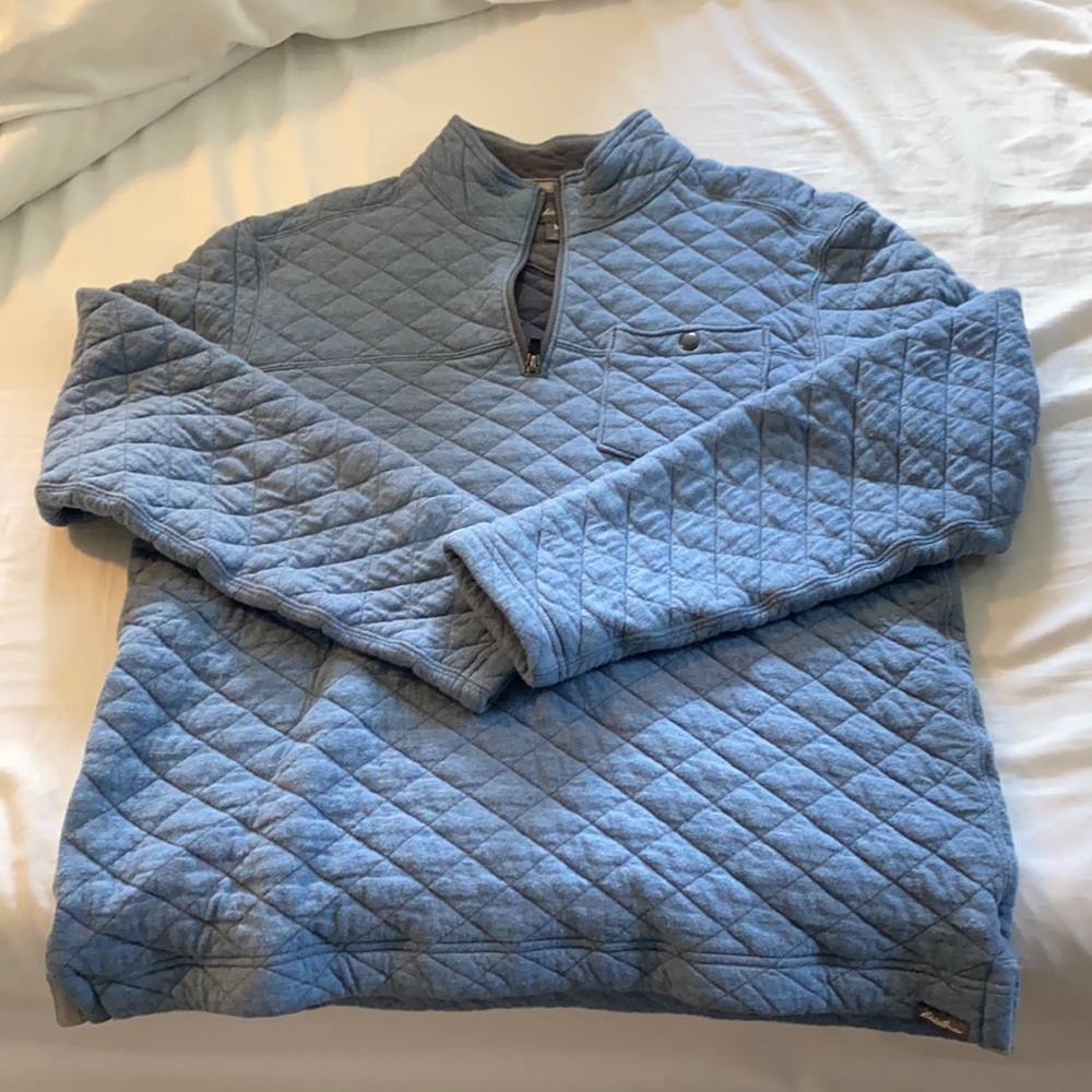 Eddie Bauer Quilted Quarter Zip